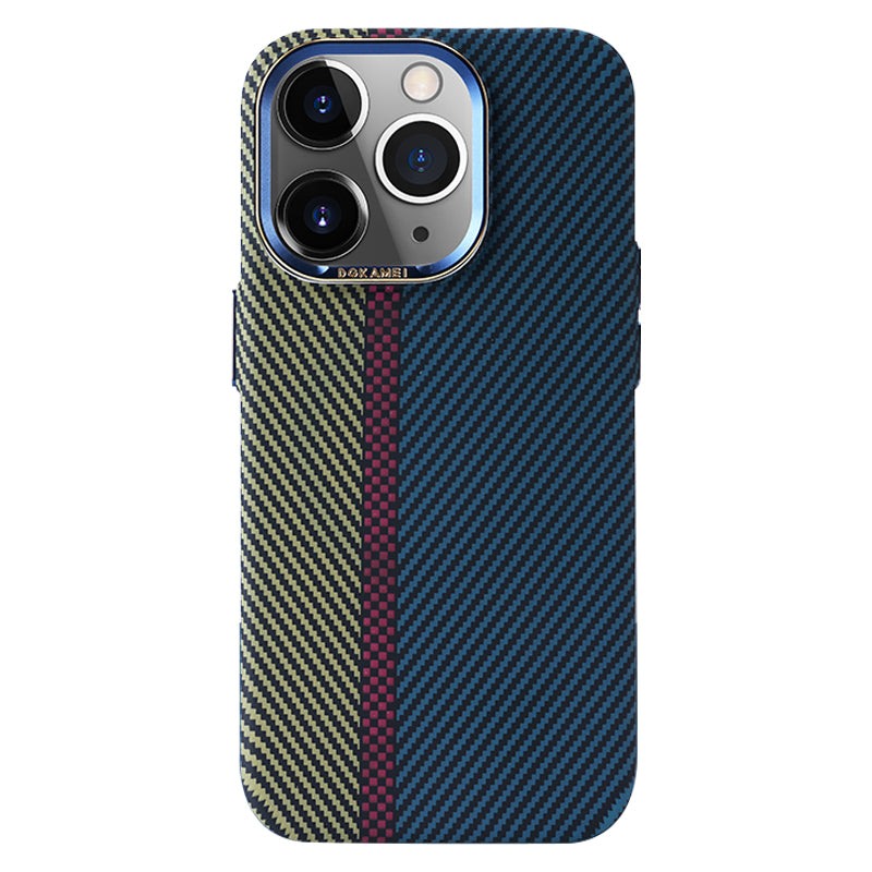 DGKAMEI For iPhone 14 Pro Max Carbon Fiber Texture Splicing Phone Case Magnetic PC Anti-drop Cover Compatible with Magsafe DGKAMEI For iPhone 14 Pro Max Carbon Fiber Texture Splicing Phone Case Magnetic PC Anti-drop Cover Compatible with Magsafe